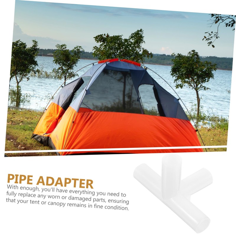 Gatuida 24Pcs Four Way Connector for Tent Poles Durable Fitting