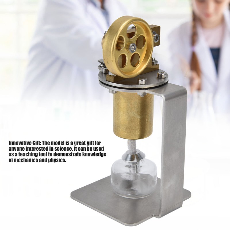 Mini Steam Engine Desktop Mechanical Stirling Engine Model for Physical