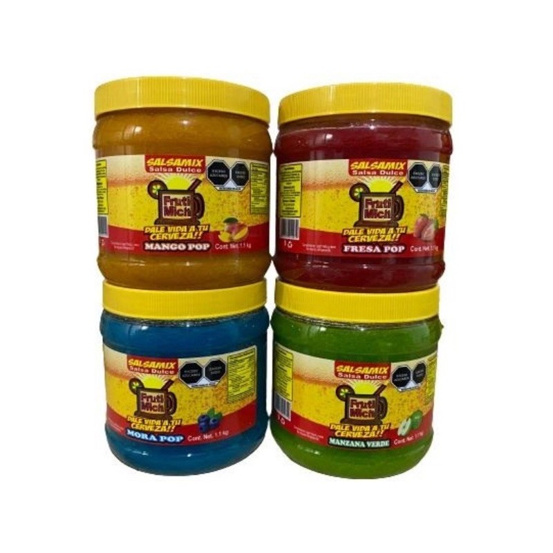 Fruti Mich 4 Pack Escarchado Para Michelada Sabores 1.1kg C/U