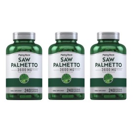 Piping Rock Saw Palmetto 3600mg 240 tablets x3, 3 pcs / Piping Rock 쏘팔메토 3600mg 240정 x3, 3개