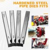 Comphic 4-Pack 47770 Pipe Threader Set for,High-Speed Threading Dies for