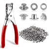 Grommet Eyelet Pliers Set, 1/4 inch Grommet Tool Kit Eyelet