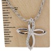 All Patron Saints Love Openly Sterling Silver Cubic Zirconia Cross