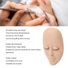 Lash Mannequin Head Reusable Soft Rubber 3D Effects Replaced Eyelids