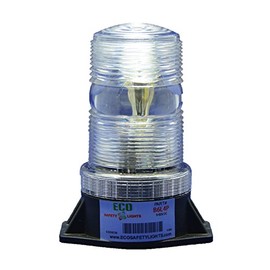 B125WS120 WHITE CLEAR 110V 120V AC 25W INCANDESCENT STEADY-ON LIGHT BEACON EMERGENCY SAFETY WARNING SIGNALING MARKER