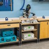 Auxiliary Micro-Adjust Flip Stop for Rockler Miter Saw Fence System