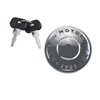 Indian Motorcycle Locking Gas Cap with Keys, Chrome, for Specific