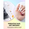 YOOVR 33PCS Nail Art Brushes Set, Nail Tech Supplies Accessories