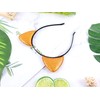 Bonnie Z. Leonardo Starry Cat Ears Headband Orange Cat Ears
