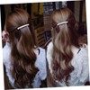 Generic 4pcs Crystal Hair Clips for Women and Elegant Golden