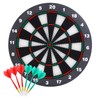 Theefun Safety Dart Board Set -16 Inch Rubber Dartboard Game