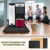 360° Rolling Tray for Coffee Maker, Sliding Tray Countertop Appliance