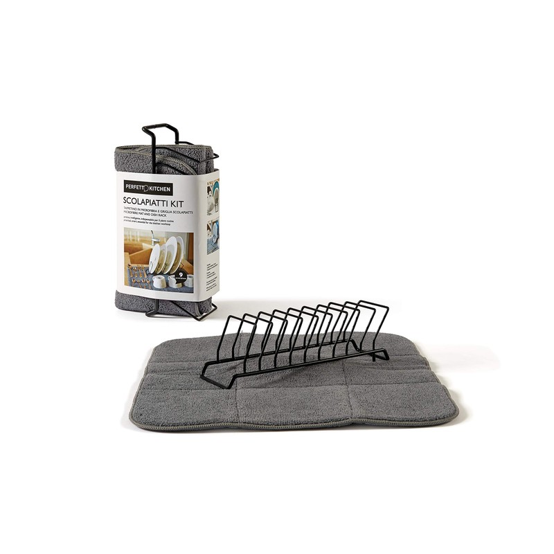 Perfetto Kitchen Microfibre Dish Drainer 40 x 50 cm +