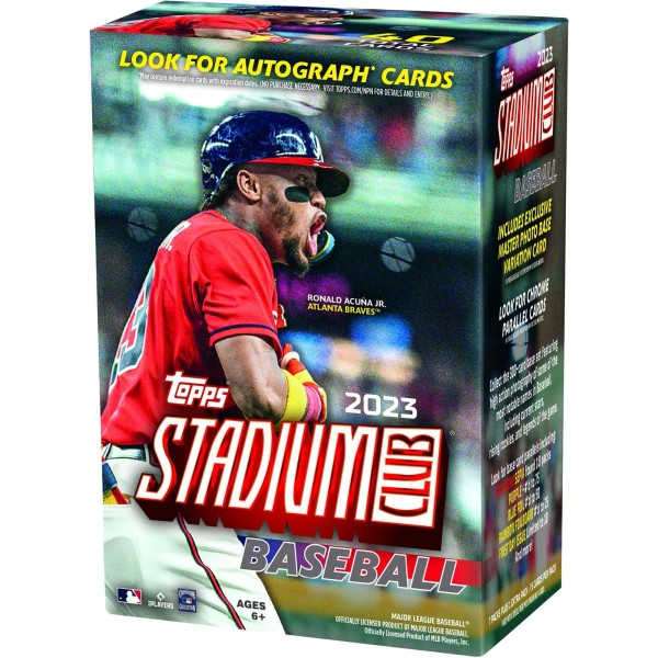 Topps 2023 Topps Stadium Club Baseball Factory Sealed Value Box