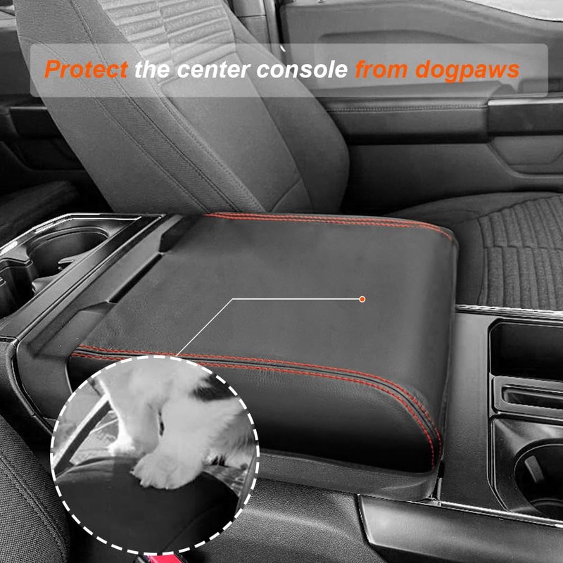 DEYTOP Armrest Cover for 2024 2025 2026 F150 Accessories Center