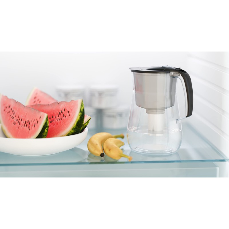 AQUAPHOR Opal 12 Cup Premium Water Filter Pitcher Black, includes