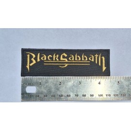 Unbranded BLACK SABBATH Patch Iron/sew On Embroidered Patch |Classic Doom Metal Cross