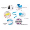 PUNKZZ Tira Led Cajuela Auto Azul Glacial Secuencial Color Tunning