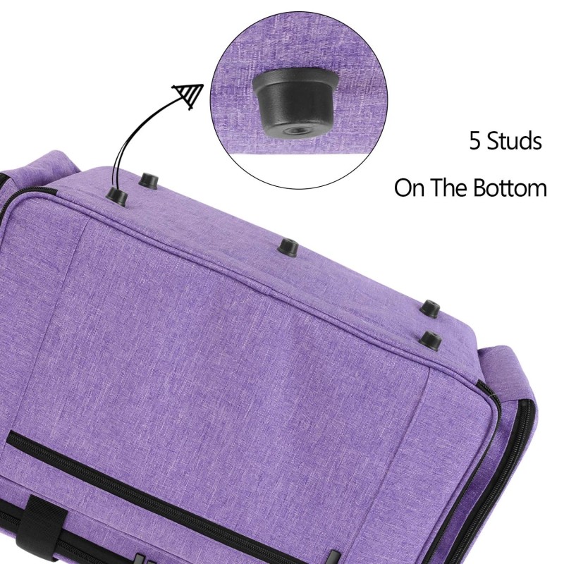 Luxja Sewing Machine Case With Removable Padding Pad, Travel Case