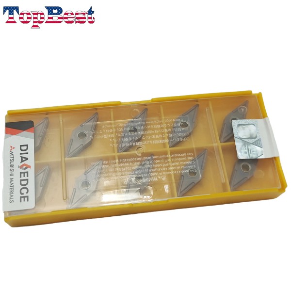 Unbranded New Carbide Inserts for Mitsubishi CNC Blade VNMG160408-MS US735