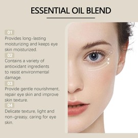 Aceite Esencial para Ojos, Reafirmante, Hidratante, Elimina Ojeras, Reduce Arrugas, Reparación y Cuidado de la Piel (3 PCS)