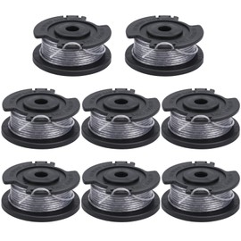Yweller Pack of 8 replacement spools, F016800569/F016800385, length 4.9 m, thickness 1.6 mm, suitable for Bosch cordless grass trimmer EasyGrassCut 23/26, EasyGrassCut 18/18-230/18-26, ART 23 SL, ART
