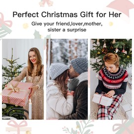 Alikiai Women's Winter Warm Touchscreen Gloves Touchscreen Women's Winter Gloves Women Thick Warm Gloves Gift Christmas (Grey)