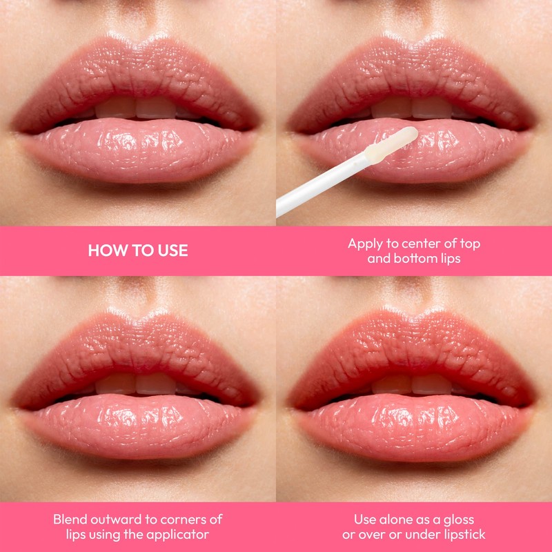 Ruby Kisses Plumping Lip Gloss – Hydrating, Volumizes, High-Shine, Cruelty-Free