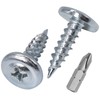 (Pack of 250) Galvanized Steel 4.5 x 16mm Wood Screws