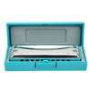 Blues Harmonica 10 Holes Mouthorgan Bb Key Stainless Steel ABS