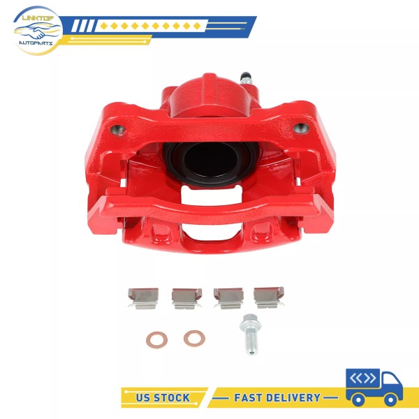 Linktop Brake Calipers Front Passenger w/ Bracket For 2008-2012 Chrysler