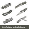 Heavy Duty Folding Utility Knife Dual Blade/Box Cutter/Work knife Safe