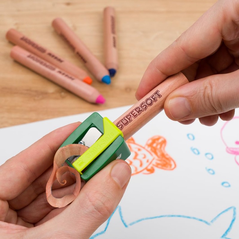JOLLY Sharpy Sharpener for Supersoft 3 in 1 Colouring Pencils,