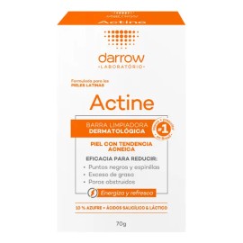 Barra limpiadora dermatolgica Darrow Actine de 70g