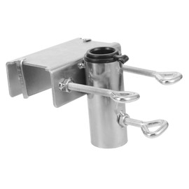 KONTONTY Deck Umbrella Mount Heavy Duty Parasol Fixing Clamp Garden Patio Umbrella Holder