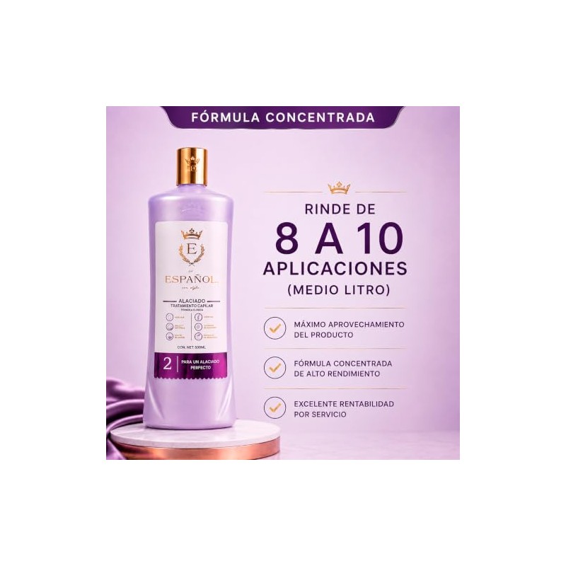 El Español con Stylo - Kit Alaciado permanente fórmula clásica