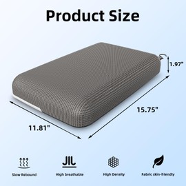 Shower Seat Cushion with Non-Slip Silicone Bottom, Quick Drying Bathtub Pad