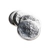 Premier Housewares Coasters - Set of 4, Hammered Stainless Steel,