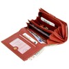 Ledershop24 RFID Women's Leather Wallet Women's Purse – Long Rust