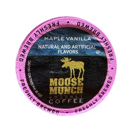 Moose Munch Coffee by Harry & David, Single Serve Cups (Maple Vanilla, 100 Count)