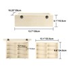 Frebeauty 16-Slot Sunglass Organizer Box,2 Layer Velvet Sunglasses Holder