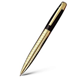 Bolígrafo Giratorio de Metal, Bolígrafos Ejecutivos, Bolígrafo de Acero Inoxidable de 1,0 Mm de Punta Media para Estudiantes de Oficina, Profesores, N