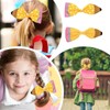 Teacher Hair Clips, Cute Yellow Pencil Bow Hair Clips, Yellow