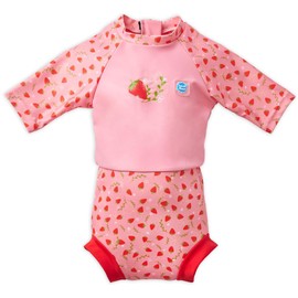 Splash About Baby Happy Nappy Sunsuit, Strawberry Field, 3-8 Months