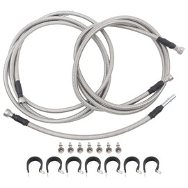 MUCO Stainless Fuel Line kit 819-845 Flexible Braided Lines Stainless Steel for Chevy Silverado GMC Sierra 2500 3500 HD 6.6L V8 2001 2001 2002 2003 2004 2005 2006 2007 2008 2009 2020 Extended Cab
