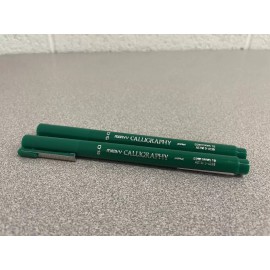 MARVY The Calligraphy Pen 5.0 GREEN Pack Of 2