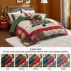 Bedsure Christmas Comforter Set King - Christmas Bedding Comforter Set