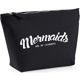 Hippowarehouse Mermaids Are My Favourite printed make up cosmetic wash bag 18x19x9cm
