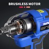 Rigogo 21V Wireless Impact Wrench 1/2 Square Shaft, 420Nm Brushles