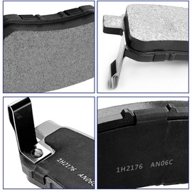 KEIYSHOLCK Juego de pastillas de freno traseras compatibles con Acura TSX 2009-2014, Honda Accord 2008-2017, número OEM, reemplazo BC1451